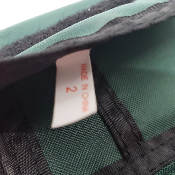 University of South Florida Bulls USF Logo Nylon Trifold Wallet Green Gold - Picture 8 of 10